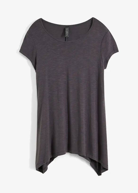 Topp med asymmetrisk nederkant, bonprix