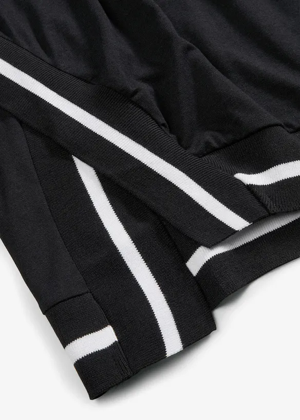 Oversized topp i myk viskosemiks, bonprix