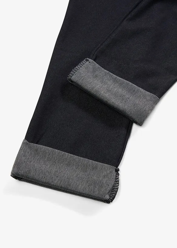 Leggings i jeans look av bomullsmiks, bonprix
