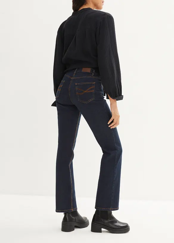 Straight-jeans Mid Waist, Stretch, bonprix