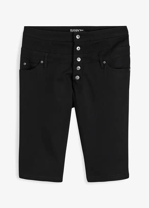 Bermuda av elastisk bomullsmiks, bonprix