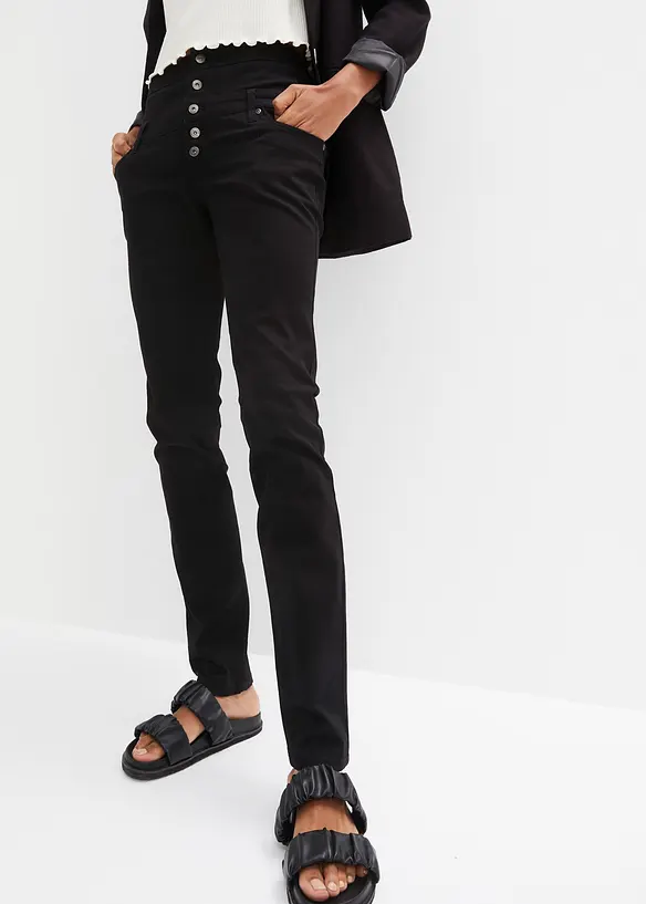 Twillbukse med stretch, bonprix