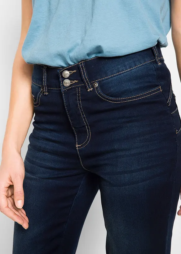 Bootcut-jeans Mid Waist, Shaping, bonprix
