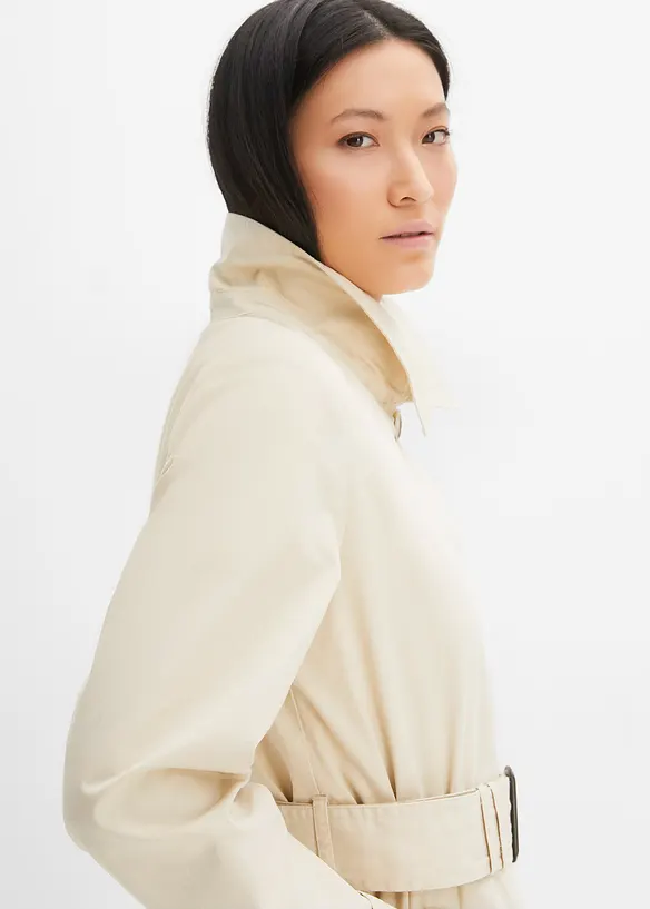 Trenchcoat med avtagbar hette, bonprix