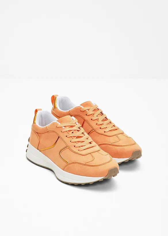 Sneakers med metallic-detaljer, bonprix