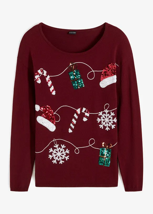 Finstrikket genser, bonprix