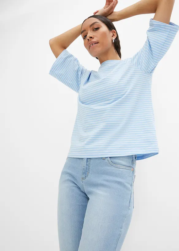 Straight-jeans Mid Waist, Stretch, bonprix