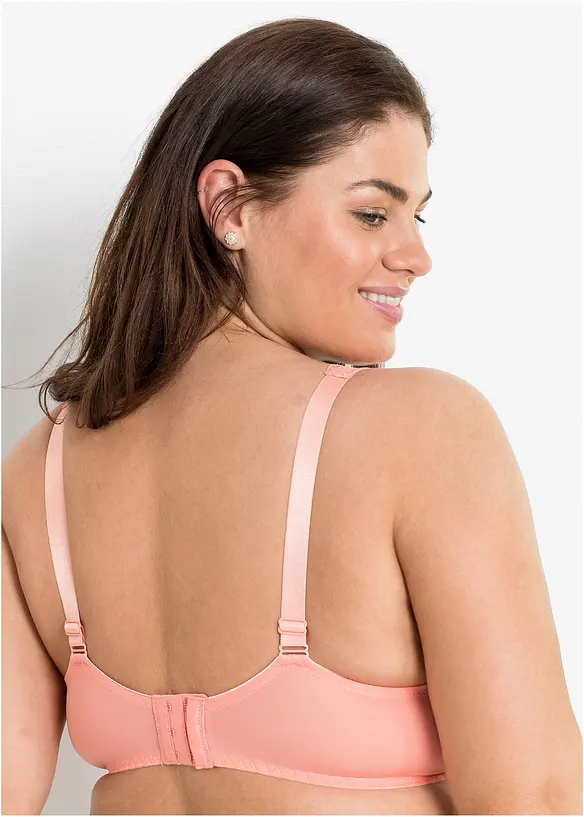 Bøyle-BH med delikate blonder (2-pack), bonprix