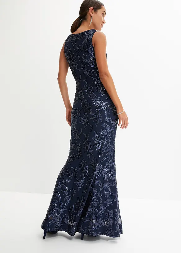 Mermaid-shape paljettkjole, bonprix
