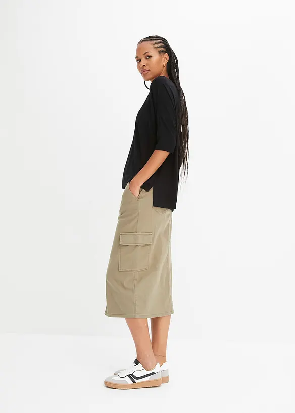 Boxy topp i myk viskosemiks, bonprix