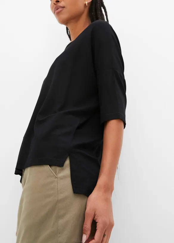 Boxy topp i myk viskosemiks, bonprix