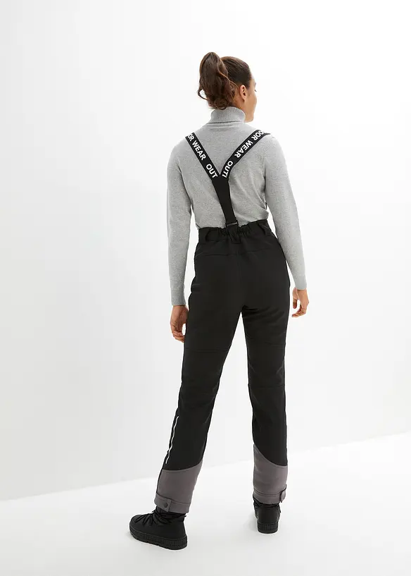 Funksjonsbukse i softshell med stretch, vannavstøtende, bonprix