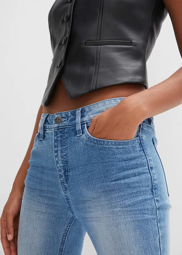 Flared-jeans Mid Waist, stretch, bonprix