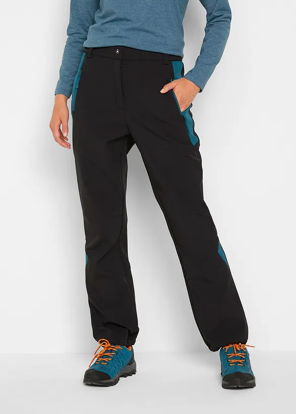 Vannavvisende softshellbukse, rett modell, bonprix