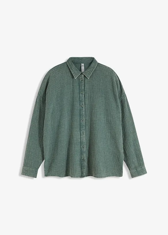 Vid bluse i used look, bonprix