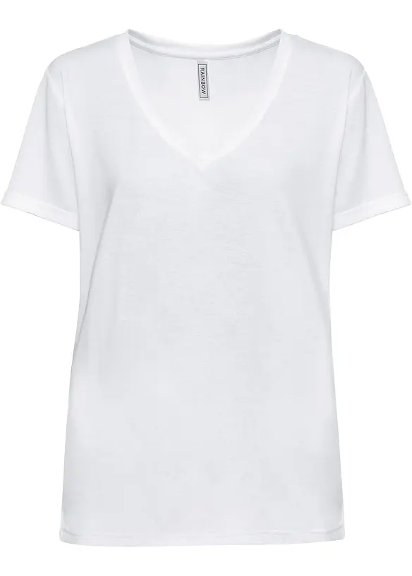 Topp med V-hals, bonprix