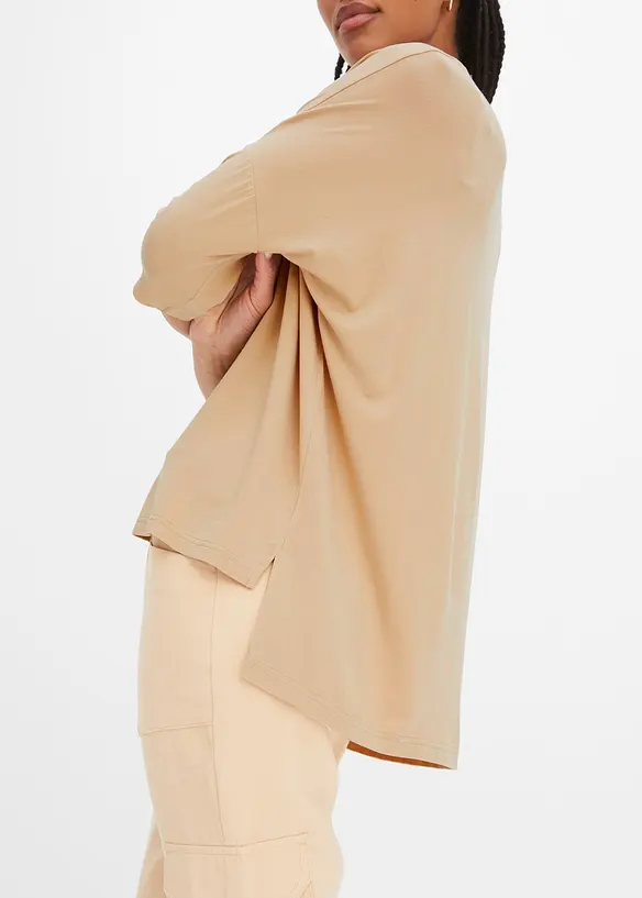 Boxy topp i myk viskosemiks, bonprix