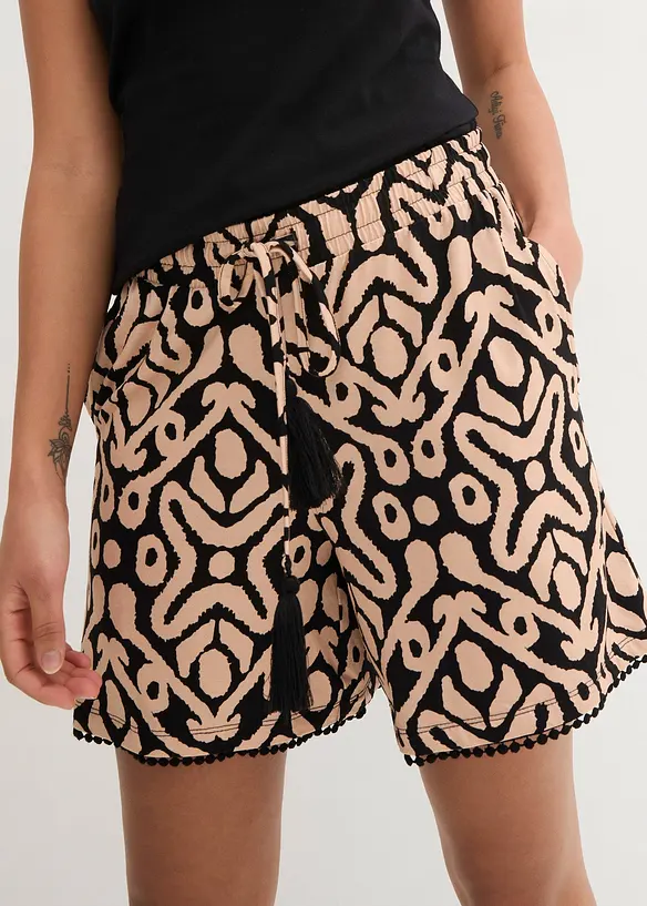 Jerseyshorts i myk viskosemiks, bonprix