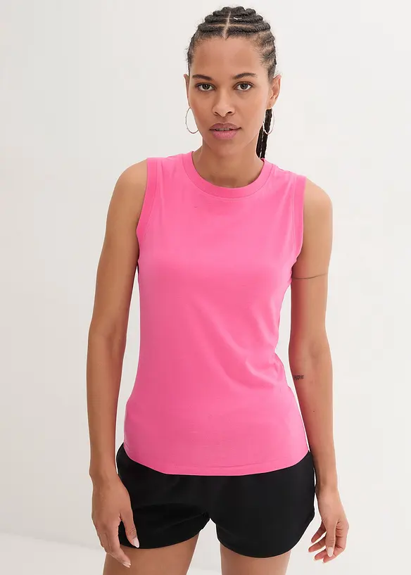Singlet i 100% økologisk bomull, bonprix