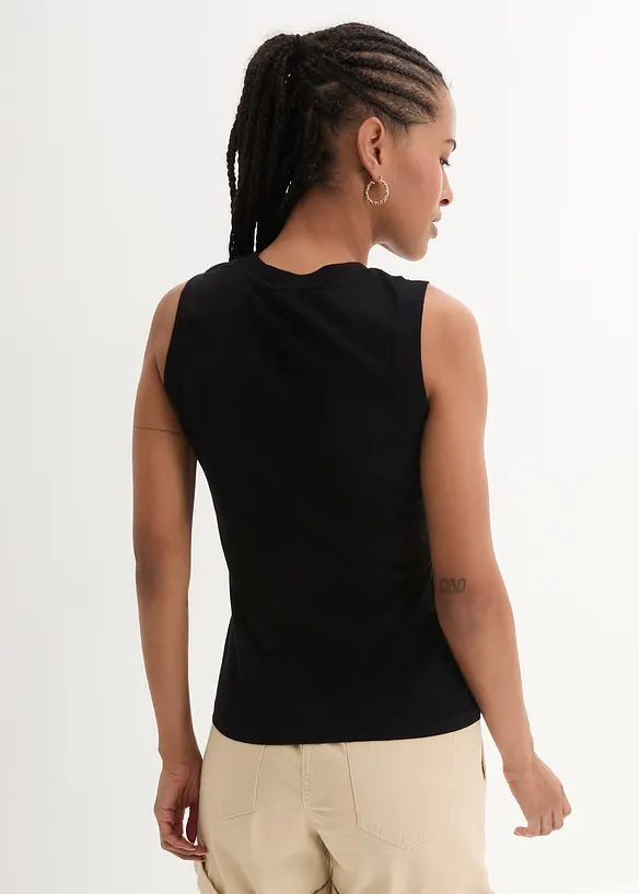 Singlet i 100% økologisk bomull, bonprix