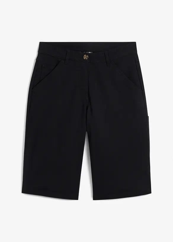Knelang bermuda i bomull med Utility-Details, bonprix