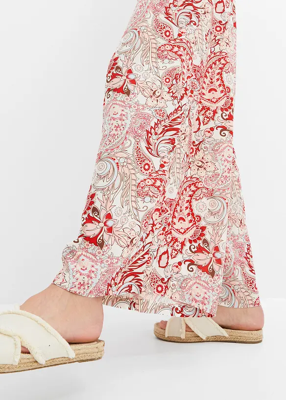 Bukse med paisley-print, bonprix