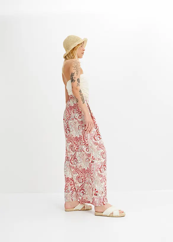 Bukse med paisley-print, bonprix