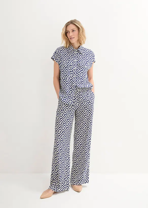 Bluse i lett viskose, bonprix