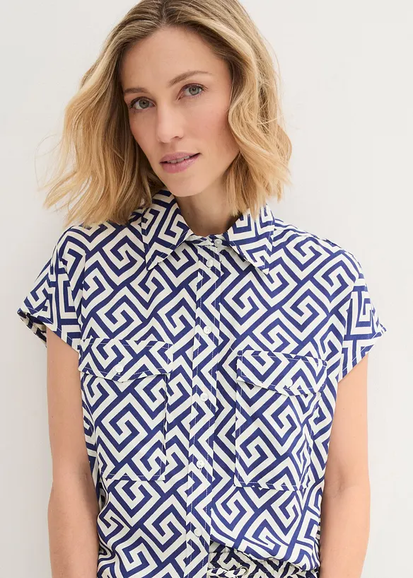 Bluse i lett viskose, bonprix