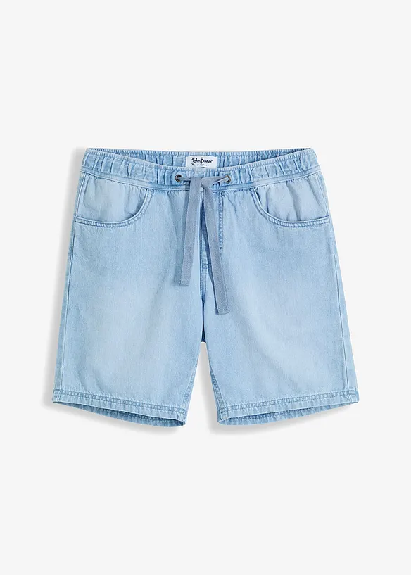 Lang slip on-jeansshorts, Regular Fit, bonprix