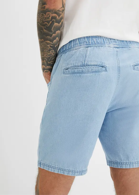 Lang slip on-jeansshorts, Regular Fit, bonprix