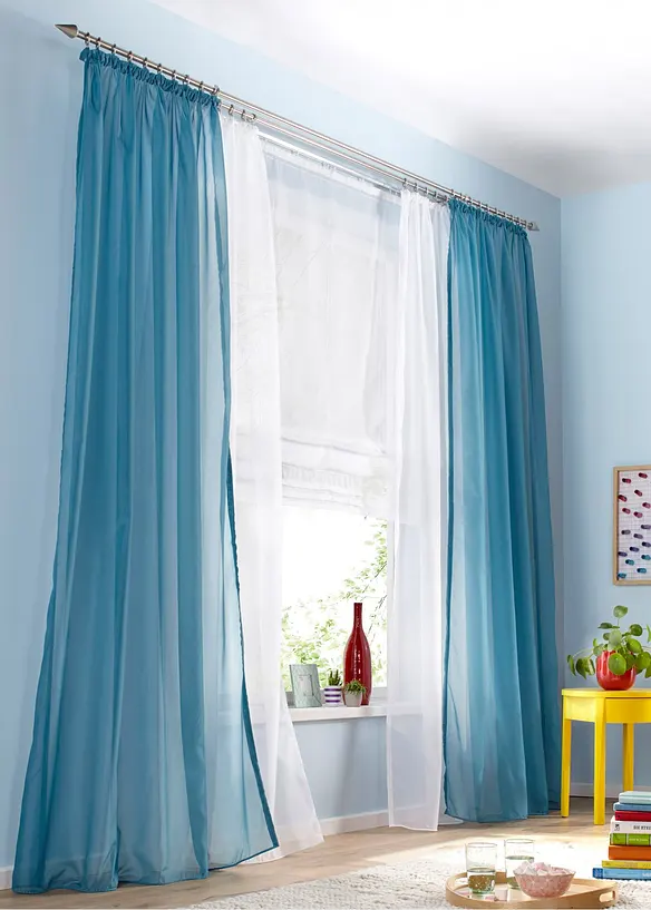 Liftgardin i lett voile, bonprix