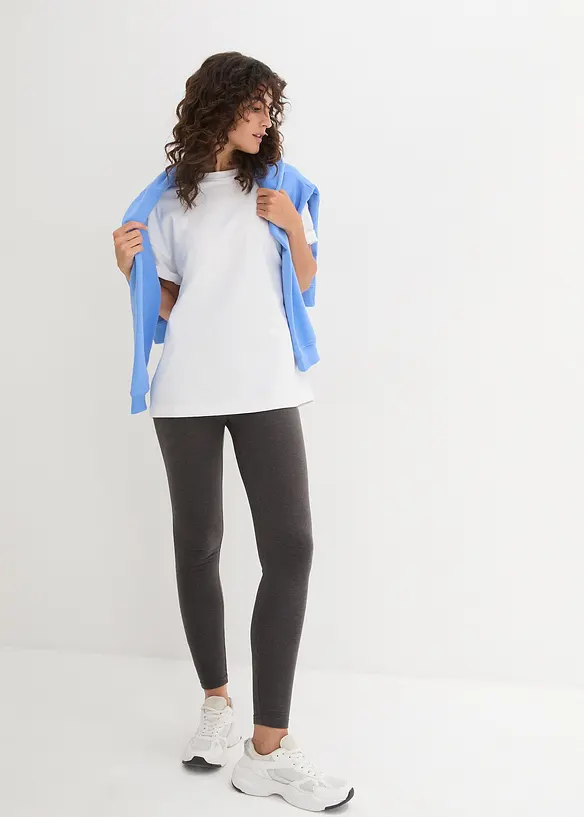 Leggings med økologisk bomull (2-pack), bonprix