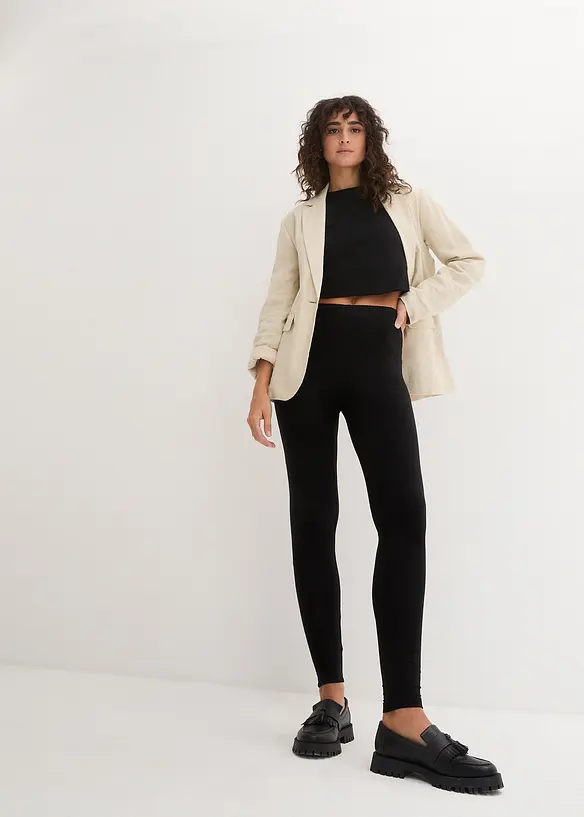 Leggings med økologisk bomull (2-pack), bonprix