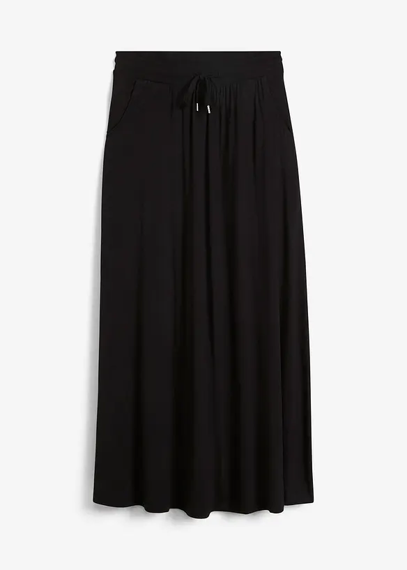 Jerseyskjørt i viskosemiks, bonprix