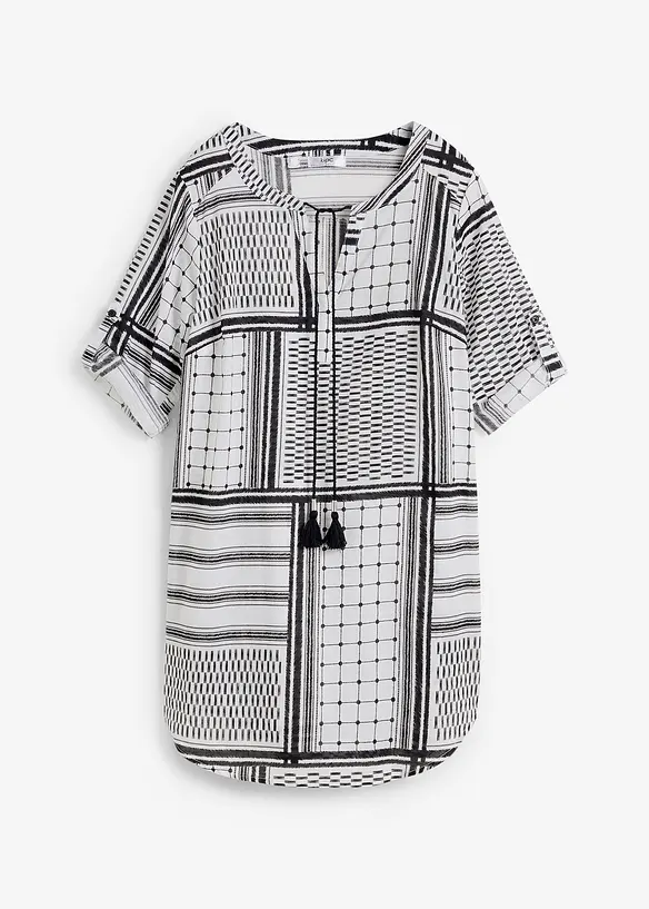 Lang tunika i 100% bomull, bonprix