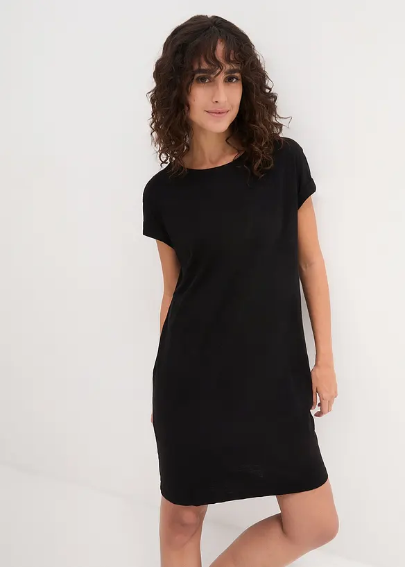 Jerseykjole i bomull, bonprix
