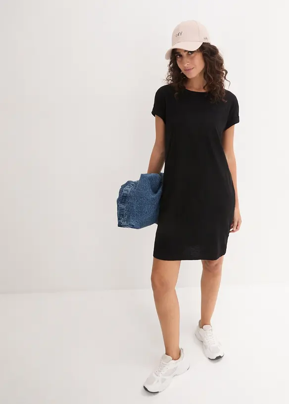 Jerseykjole i bomull, bonprix