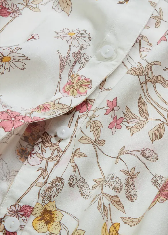 Bluse i 100% viskose, bonprix