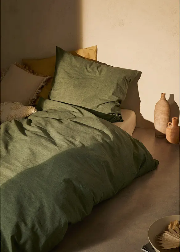 Sengesett med lin-look, bonprix