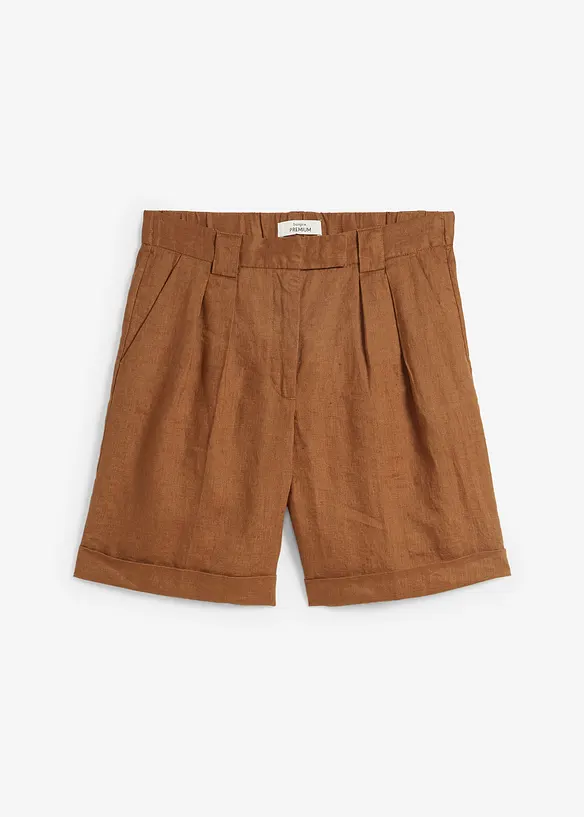 Bermudashorts i 100% lin, bonprix