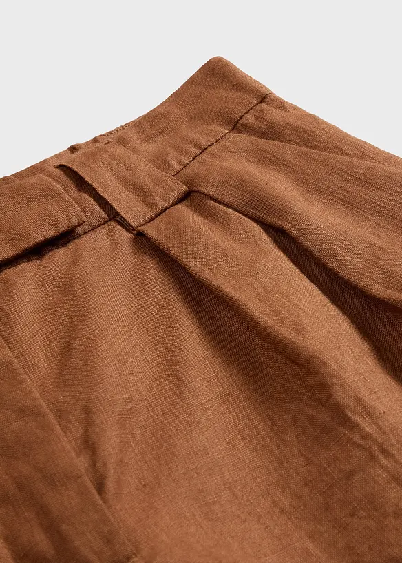 Bermudashorts i 100% lin, bonprix