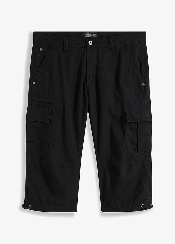 Regular Fit-cargo-bermudashorts i 100% bomull, lang, bonprix