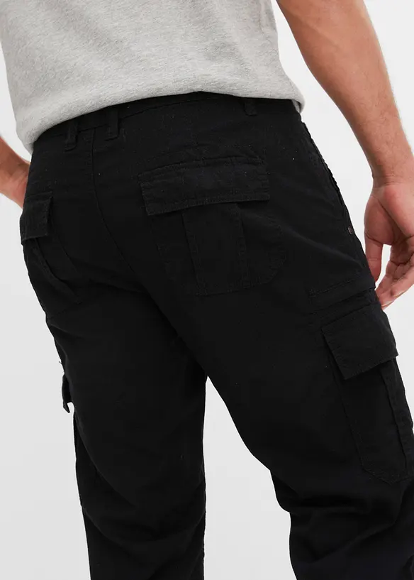 Regular Fit-cargo-bermudashorts i 100% bomull, lang, bonprix
