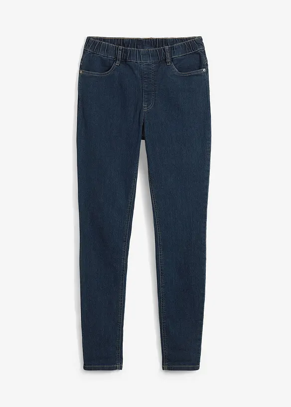 High Waist stretch-jeggings med bred komfortlinning, bonprix