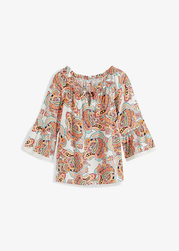 Bluse i lett viskose, bonprix