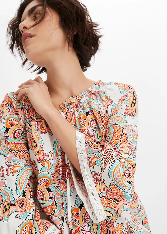 Bluse i lett viskose, bonprix