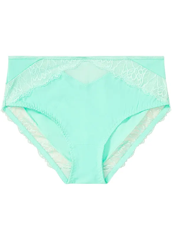 Truse med høy midje og nydelige blonder, bonprix