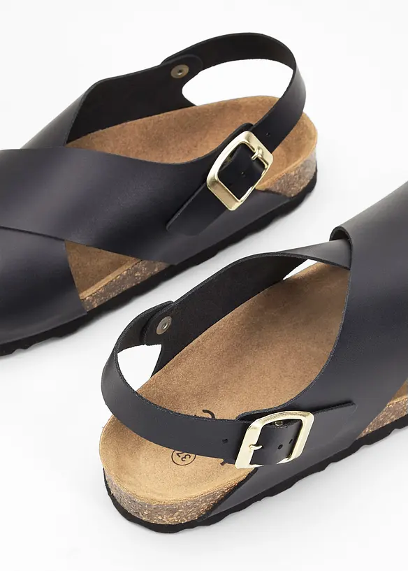 Sandaler i skinn, bonprix