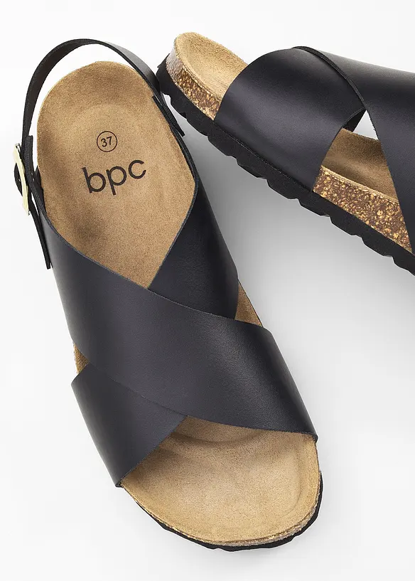 Sandaler i skinn, bonprix